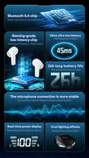 New Lenovo XT53 Wireless Upgrade Bluetooth 5.4 Earphones LED Digital Display Waterproof Headphones Low Latency Gaming Earbuds