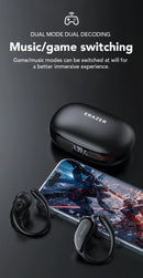 XT80 Bluetooth 5.3 Earphones True Wireless Headphones with Mic Button Control Noise Reduction Earhooks Waterproof Headset