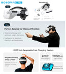 BOBOVR Head Strap compatible with Meta Quest 3/Quest3S BOBOVR S3 Pro/E3PRO/M3 Pro Battery Head Strap VR accessories