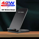 Wireless Charger Fast support for Samsung S24 S23 S22 21 Ultra Quick Charging Stand For iPhone 16 15 14 13 12Pro Max Xiaomi 14
