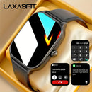 LAXASFIT 2025 New Smart Watch H9 Bluetooth Calls Men Women Smartwatches Fitness Bracelet Custom Watch Face