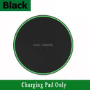 Mini LED Wireless Charger Pad For iPhone 16 15 14 13 12 8 X Pro Max Samsung Xiaomi Induction Fast Charging Dock Station