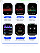 HAYLOU Watch S6 Smartwatch 2.01" HD Display Smart Watch Bluetooth Voice Callings IP68 Waterproof Fitness Tracking Smartwatch