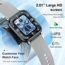 LAXASFIT 2025 New Smart Watch H9 Bluetooth Calls Men Women Smartwatches Fitness Bracelet Custom Watch Face