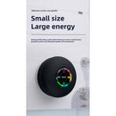 Mini Bluetooth Speaker Waterproof Bathroom Audio Wireless Shower Speakers RGB Light Bluetooth Suction Cup Speaker, White
