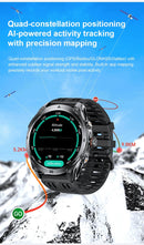 New T-Rex3 Ultra 1000mAh Battery Smart Watch Built in GPS Compass 10ATM Waterproof Sports tracker Outdoors Military Smartwatches
