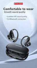 XT80 Bluetooth 5.3 Earphones True Wireless Headphones with Mic Button Control Noise Reduction Earhooks Waterproof Headset