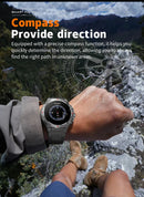 2025 COLMI V76 GPS Smartwatch 1.43" Ultra AMOLED Display Built-in Compass Altimeter Bluetooth Call Smart Watch 500mAh Battery