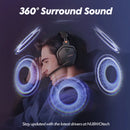 NUBWO G06 Dual Wireless Gaming Headphones 2.4GHz Bluetooth 5.3 Headsets Gamer with Microphone for PS5, PS4, PC, Mobile, Switch