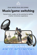 XT80 Bluetooth 5.3 Earphones True Wireless Headphones with Mic Button Control Noise Reduction Earhooks Waterproof Headset