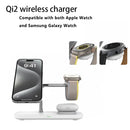 3 in 1 Wireless Charger Stand For iPhone 12/13/14/15/16/17 Fast Charging Station for Apple Watch 10 9 8 7 6 5 4 Airpods 2 3 Pro