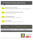 Baseus  3 in 1 20W Magnetic Wireless Charger Stand For Phone iPhone 15 14 Pro Airpods Apple Watch  Fast Charging Station Holder