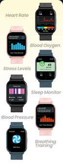 New Zeblaze GTS 3 Voice Calling Smart Watch Ultra-big 2.03'' HD Screen 24H Health Monitor 100+ Sport Modes 200+ Watch Faces