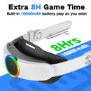 Elite Strap whith Battery For Oculus Quest 2 VR Headset Adjustable Head Strap 10000mAh Power Bank for Meta Quest 2 Accessories