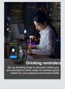 LAXASFIT 2025 New Smart Watch for Men Women Gift Full Touch Screen Sports Fitness Watch Bluetooth Call Digital Smartwatch