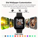 LAXASFIT 2025 New Smart Watch for Men Women Gift Full Touch Screen Sports Fitness Watch Bluetooth Call Digital Smartwatch