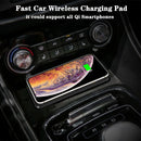 Car Wireless Charger for Iphone 16 15 15 Pro Max 14 13 12 X Samsung S24 S23 Wireless Car Charger Silicone Pad Stand Fast Charger