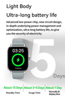 LAXASFIT 2025 New Smart Watch for Men Women Gift Full Touch Screen Sports Fitness Watch Bluetooth Call Digital Smartwatch